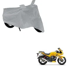 Kozdiko Silver Bike Body Cover with Mirror Pockets for Hero Karizma 2014, kozd_17718-picture-40