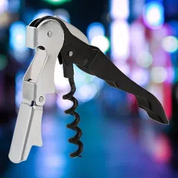 bzilo Premium 3in1 Wine Corkscrew with Knife and Bottle Opener, Wine Opener Steel_M14 Stainless Steel Wine Cork Screw Sommelier Knife Premium Bottle Opener l_14 Bottle Opener-picture-27