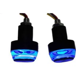 JBRIDERZ 2 Pcs Handle Weight Bar White Blue LED Indicator Set for TVS Star Sport-picture-31