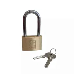 RS Pro 7x50mm Key Brass Stainless Steel Padlock, 1958249 image 2
