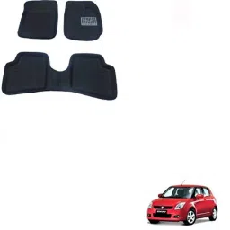 Kozdiko 3 Pcs 4D Black Car Foot Mat Set for Maruti Old Swift, koz_37817-picture-20