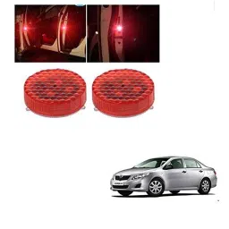 Kozdiko 4 Pcs Waterproof Wireless Car Door Red Warning Light Indicator Set with 5 LED &a; Free Batteries for Toyota Corolla-picture-22