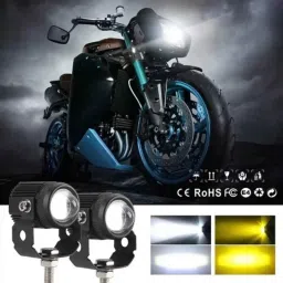 Miwings 2 Pcs 20W 12V LED Fog Light Set for All Bike image 4