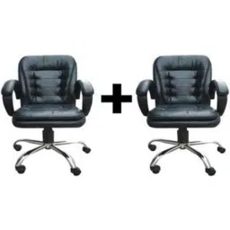 Divano Modular Office Chair Buy Two At Price Of One DM1008 Black-picture-37