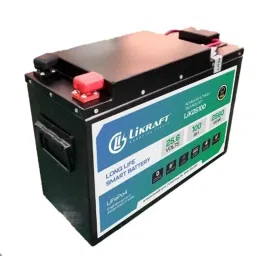 Likraft 25.6V 100Ah LiFePO4 Lithium Smart Solar Battery, LIK25100-image-0