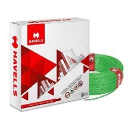 havells HavellsLife Guard WHFFFNGF12X5 FR-LSH PVC Insulated Flexible Cable Single Core 2.5 Sq. mm 200m - Green-picture-36