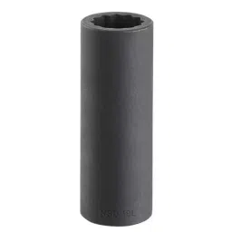 Facom 1/2 inch Square Drive Long Impact Socket 12 Points 16 mm, NSD.16L-picture-44
