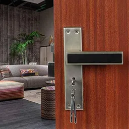 Voltizi 70mm ‎Zinc ‎Satin Finish Mortise Door Long Keyed Lock Set for Main Door Long Keyed, CRZ018 image 5