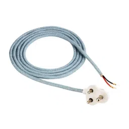Super GEC 2.25m 3 Core Copper Light Blue Flexible Rond Wire Cord, 632(Pack of 2)-picture-23