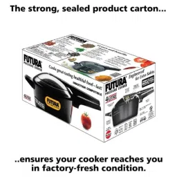 Hawkins Futura 4 Litre Hard Anodized Induction Base Pressure Cooker, IFP40 (Pack of 2) image 5