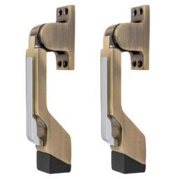 ATOM 1.5 inch Brass Antique Finish Adjustable Door Stopper with Rubber Tip, DS002-BA-102 (Pack of 2)-picture-28