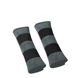 Kozdiko 2 Pcs Valvet Grey &a; Black Seat Belt Cushion Pillow Set for Maruti Versa-picture-15
