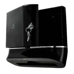 Dolphy Plastic Black Multifold Mini Hand Towel Paper Dispenser, DPDR0002 image 3