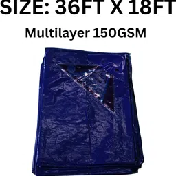 dunpack Multilayer Waterproof Tarpaulin Sheet for Outdoor Use | 36-18FT 150 GSM Tent - For Construction, Agriculture, Industry, Roofing, Camping, Gardens, Transport.-picture-19