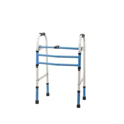 Thermomate W-3 158kg Blue Aluminum Height Adjustable Folding Walker image 3