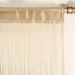 handloomwala 6.5 ft (0 ft) Door Polyester Transparent Curtain Single Curtain-picture-29