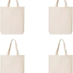 atrani Beige Men & Women Tote Canvas Cotton Beige Color Shoulder Bags for Girls/Colloge/Daily Use-Pack of 4-49-picture-46