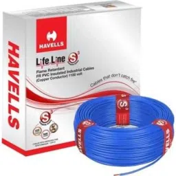 havells HavellsLifeLine 0.75 Sq. mmLength 90 m FR PVC Insulated Cable Blue WHFFDNBA1X75-picture-37
