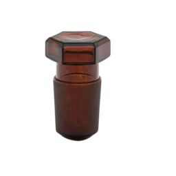 ABGIL Borosilicate Glass Amber Hexagonal Stopper, Joint: B-29, ABG833-picture-10