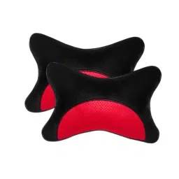 Kozdiko 2 Pcs Red &a; Black Neck Rest Cushion Pillow Set for Mitsubishi Pajero, Koz-4322-picture-45