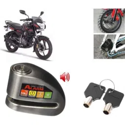 Auto Pearl Steel Black Alarm Disc Brake Lock, Lock_062-picture-11