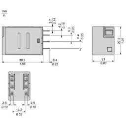 Schneider Electric Miniature Plug-in Relay, RXM2LB2BD image 3