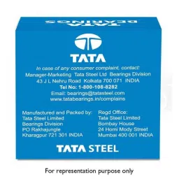 Tata 45mm Deep Groove Ball Bearing, 6309C0S (Pack of 10) image 4