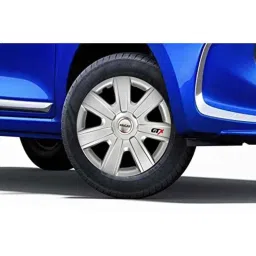 Prigan 4 Pcs 14 inch Polypropylene Silver Wheel Cover Set for Maruti Swift, Gtx-Silver-14-Nswift image 3