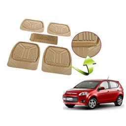 Kozdiko 5 Pcs Rubber Beige 3G Rubber Mat Set for Fiat Punto Evo-picture-29