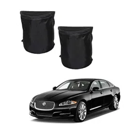 Kozdiko 2 Pcs Black Semi Cylindrical Car Dustbin Set for Jaguar XJ-picture-30