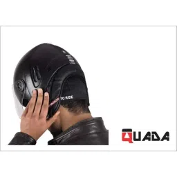 Just Rider Black Dry Fit Black Helmet Skull Cap (Pack of 5) image 5