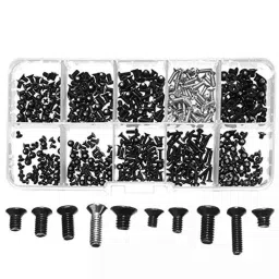 Rpi Shop 900 Pcs Alloy Steel Universal Laptop Screw &a; Hex Nut Set with 10 Different Size-picture-48