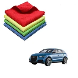 Kozdiko 40x40cm 300GSM Microfiber Cleaning Cloth for Audi Q3 (Pack of 4)-picture-48