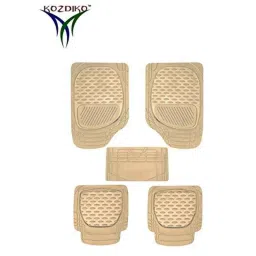 Kozdiko 6255 5 Pcs Rubber Beige Car Mats Set for BMW 6 Series image 2