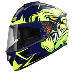 Studds Drifter D1 Blue Full Face Motorcycle Helmet, Size: L-picture-28