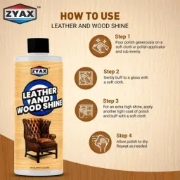 Zyax 500ml Leather &a; Wood Shine image 5