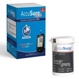 Accusure Simple 50 Pcs Blood Glucometer Test Strips-picture-14