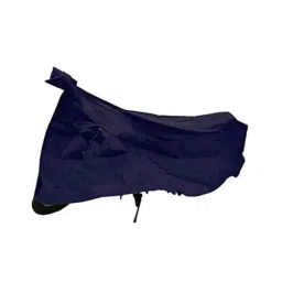 Riderscart Polyester Blue Waterproof Two Wheeler Body Cover with Storage Bag for TVS VIC-picture-34