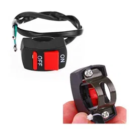 Auto Pearl 7/8 inch 12V Bike Fog Light Handle Bar Switch for Kawasaki Ninja 1000 image 3