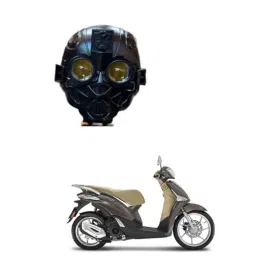 Kozdiko 55W Yellow &a; White 4 Pattern Bumble Bee Face Transformers Fog Light for Vespa Liberty 125, gf5eoencu123-picture-10