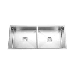 Rigwell Lifetime 37x18x10 inch Matt Finish Stainless Steel Double Bowl Handmade Kitchen Sink with Fruit Basket-image-76