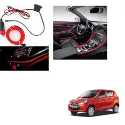Kozdiko 12V Red Car Interior Decor Neon Strip Light for Maruti Suzuki Alto 800-picture-22