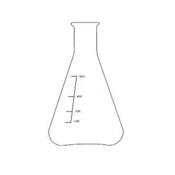 Axiva 500ml Conical Narrow Mouth Erlenmeyer Flask, FNCM 01000 (Pack of 4)-picture-26