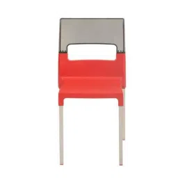 Supreme Diva Red &a; Black Chair without Arm (Pack of 2)-picture-29