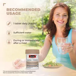 Swisse 90 Pcs Ultiboost Calcium Plus Vitamin D Tablets, HHMCH9535410902 image 5