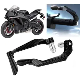 Auto Pearl 2 Pcs Aluminium Carbon Black Brake Clutch Lever Set for Yamaha YZF R1 BS6-picture-34