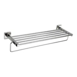 Aligarian 24 inch Stainless Steel Chrome Finish Wall Mounted Square Forlding Towel Rack-picture-20