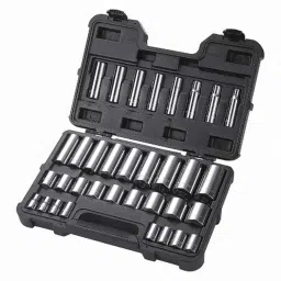 Westward 34Pcs 3/8-1-3/8 inch Chrome Socket Set, 53PN56-picture-36
