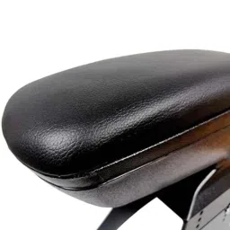 Auto Pearl Plastic &a; Leatherette Grey Armrest Console Box for All Cars image 3