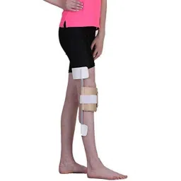 Salo Orthotics 13 inch Polyproplene Adjustable White Push Knee Brace, 118, Size: Medium-picture-12